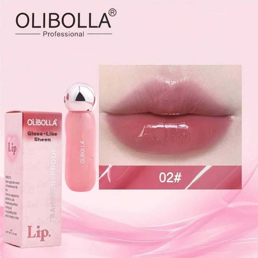 تینت لب خیس OLIBOLLA مدل Glass-Like Sheen ضد انتقال و ۲۴ ساعته — تصویر ۶
