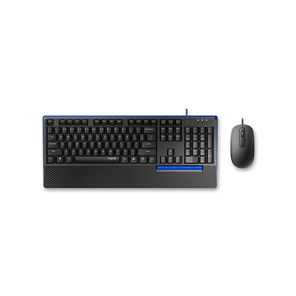 کیبورد و موس سیمی رپو مدل Rapoo NX2000 Wierd Optical Mouse & Keyboard