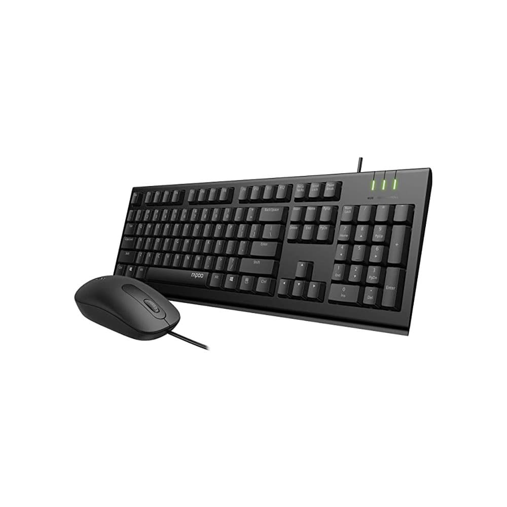 کیبورد و ماوس سیمی رپو مدل Rapoo X120pro Wierd Optical Mouse & Keyboard — تصویر ۲