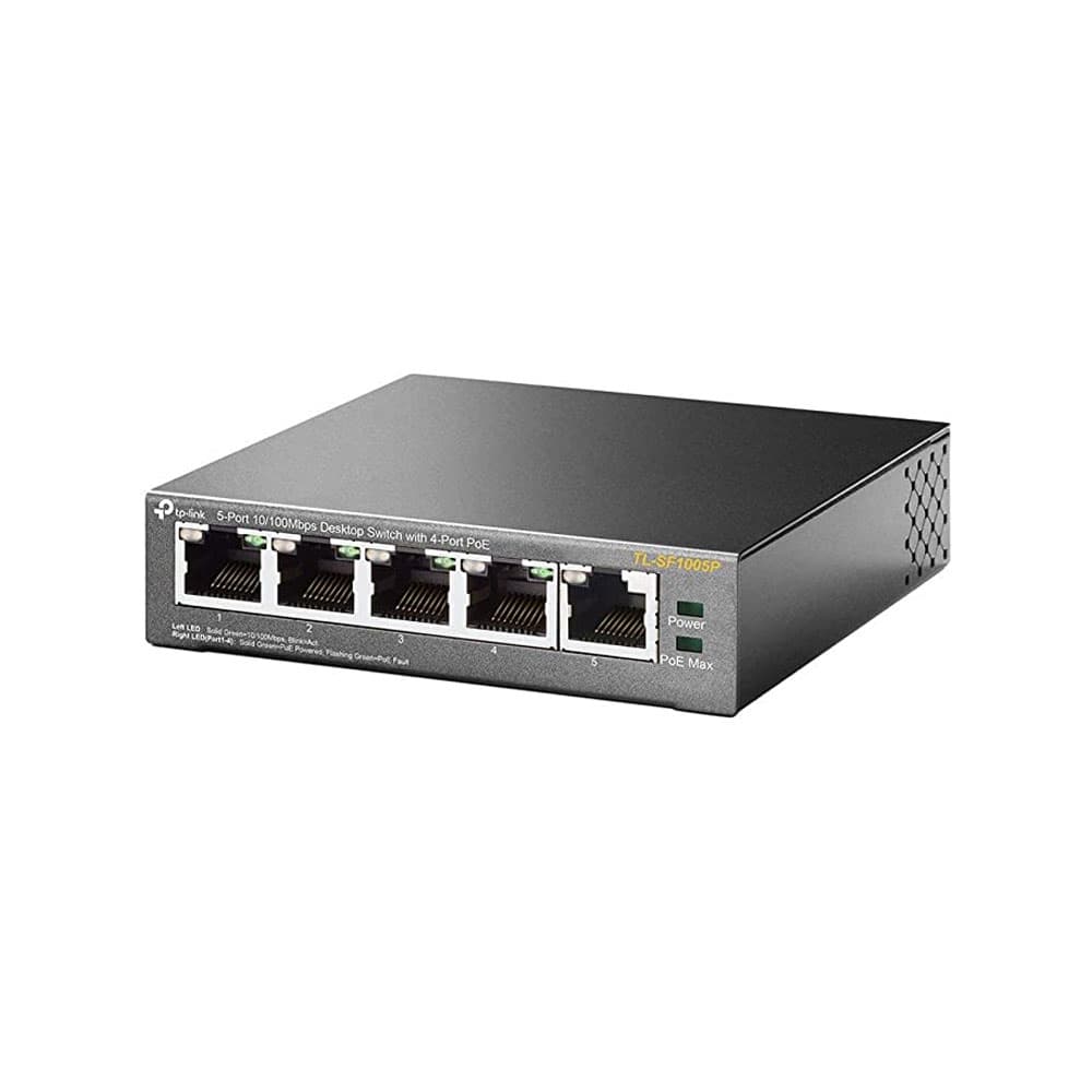 سوییچ 5 پورت تی پی لینک مدل TP-Link TL-SF1005P PoE Switch