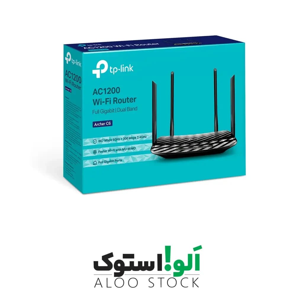 روتر تی پی لینک مدل TP-Link Archer C6 AC1200 Gigabit Router — تصویر ۶