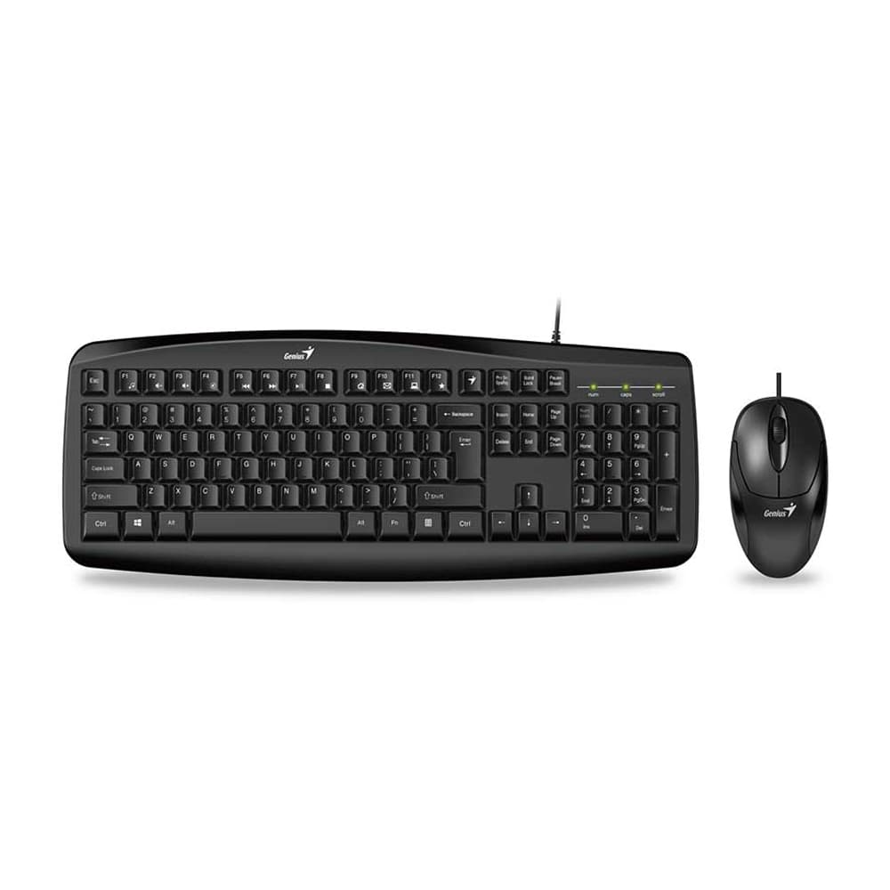 کیبورد و ماوس سیمی جنیوس مدل Genius KM-200 Keyboard and Mouse Bundle