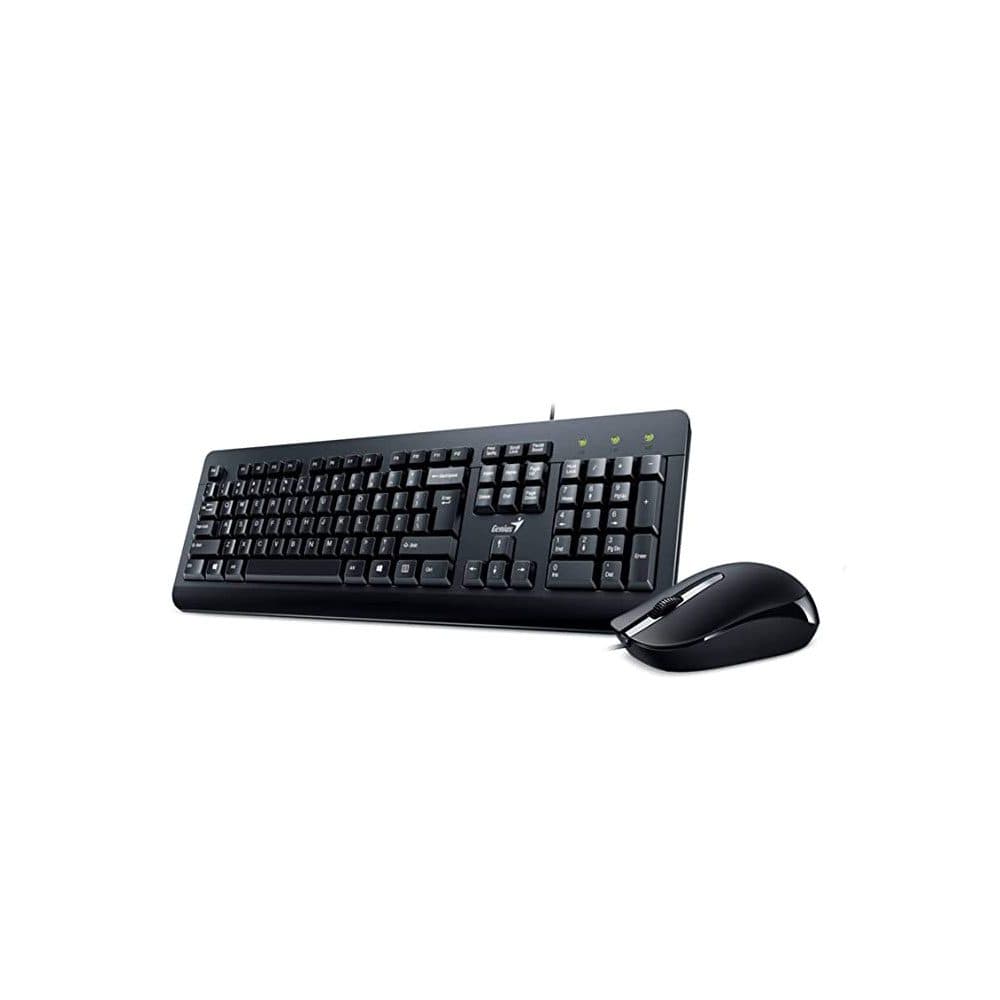 کیبورد و ماوس سیمی جنیوس مدل Genius KM-160 Keyboard and Mouse Bundle