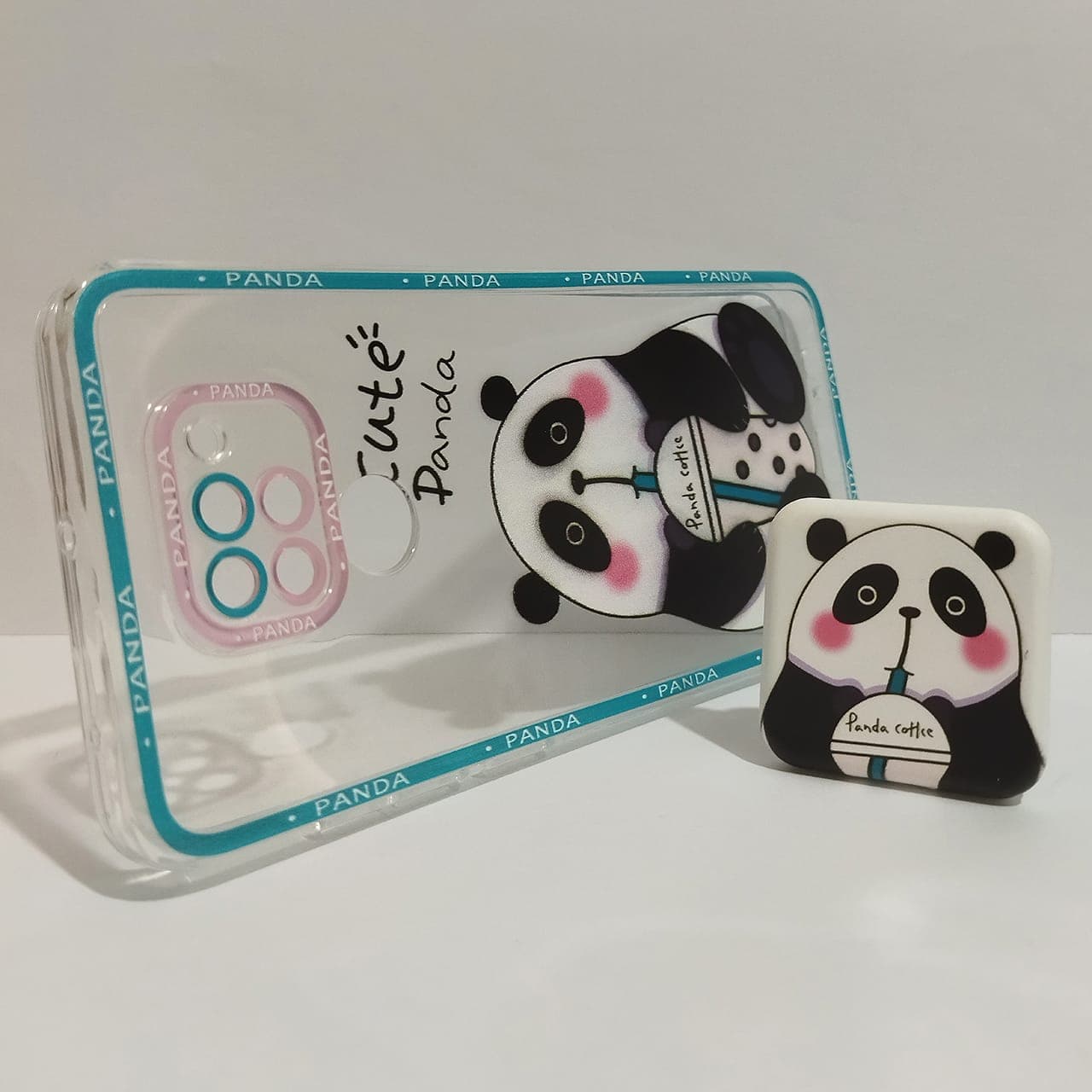 کاور کد 8903 مناسب برای گوشی موبایل شیائومی Redmi Note 9 پاپ سوکت دار طرح پاندا — تصویر ۲