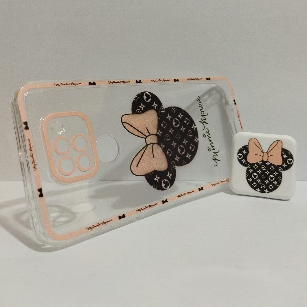 کاور کد 8902 مناسب برای گوشی موبایل شیائومی Redmi Note 9 پاپ سوکت دار طرح میکی موس — تصویر ۲