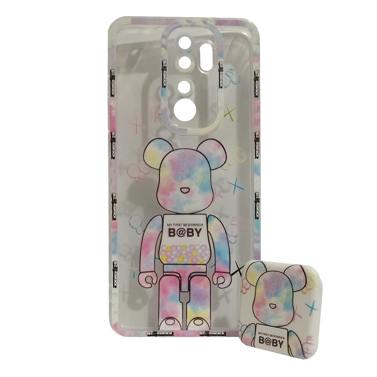 کاور کد 8802 مناسب برای گوشی موبایل شیائومی Redmi Note 8 Pro پاپ سوکت دار طرح ربات