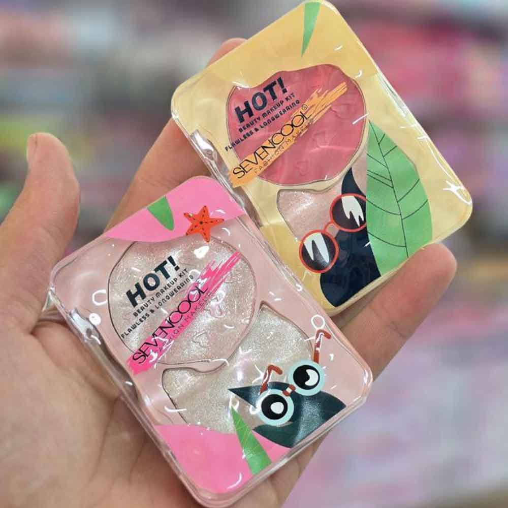 پالت هایلایتر و رژگونه سون کول کد 7977 — تصویر ۵