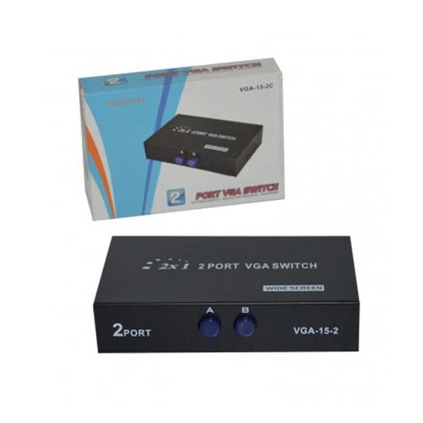 سوییچ دو پورت VGA پی نت مدل VGA-15-2 — تصویر ۲