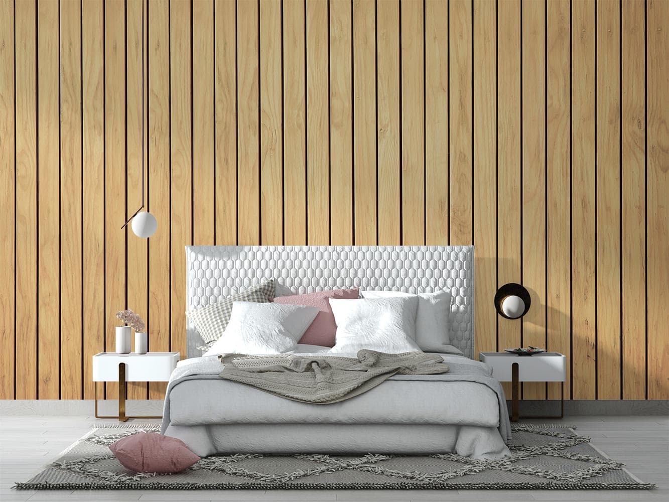 کاغذ دیواری مدل چوب راه راه W10171900 — تصویر ۳