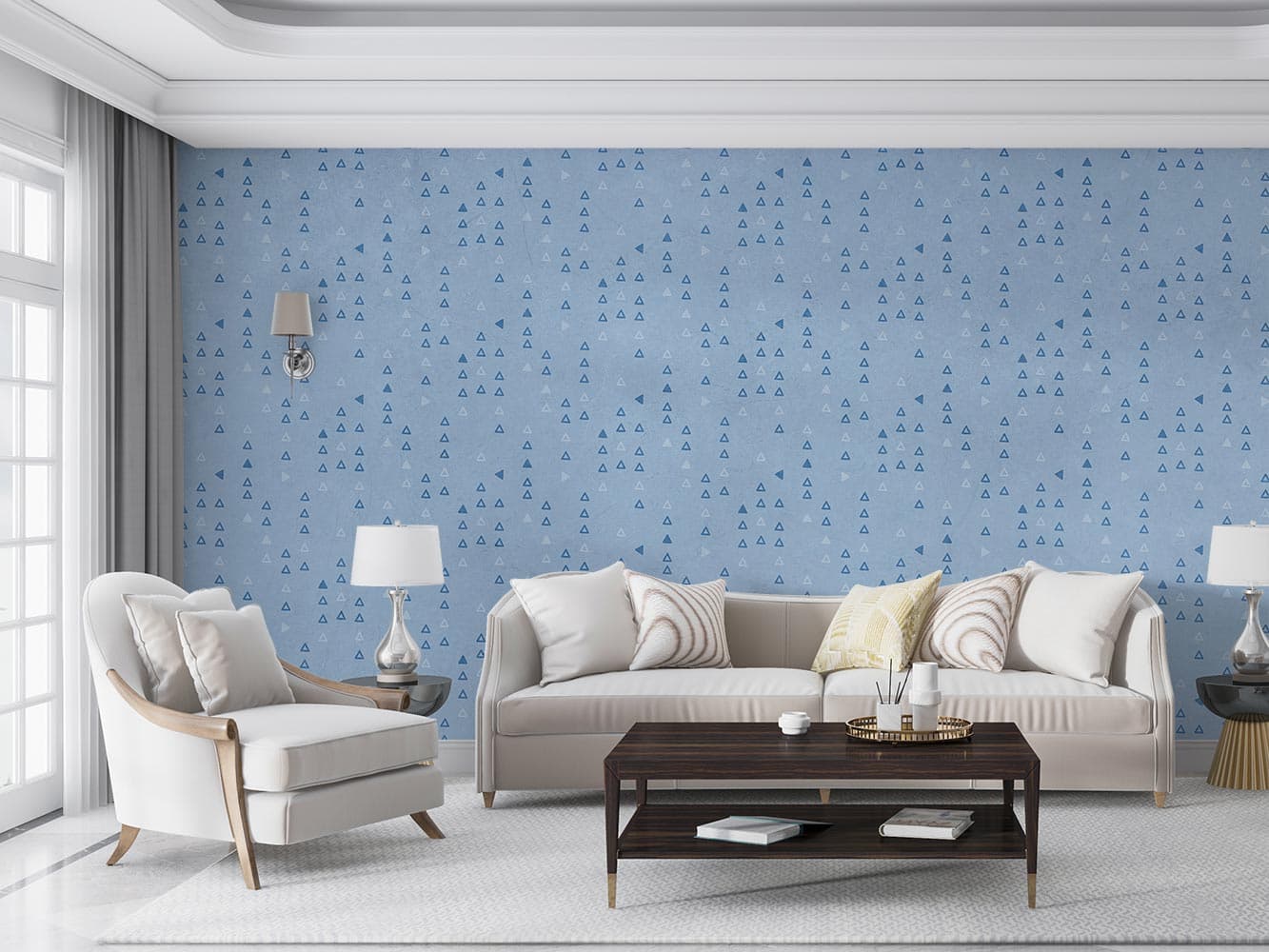 کاغذ دیواری هندسی مثلث W10163000