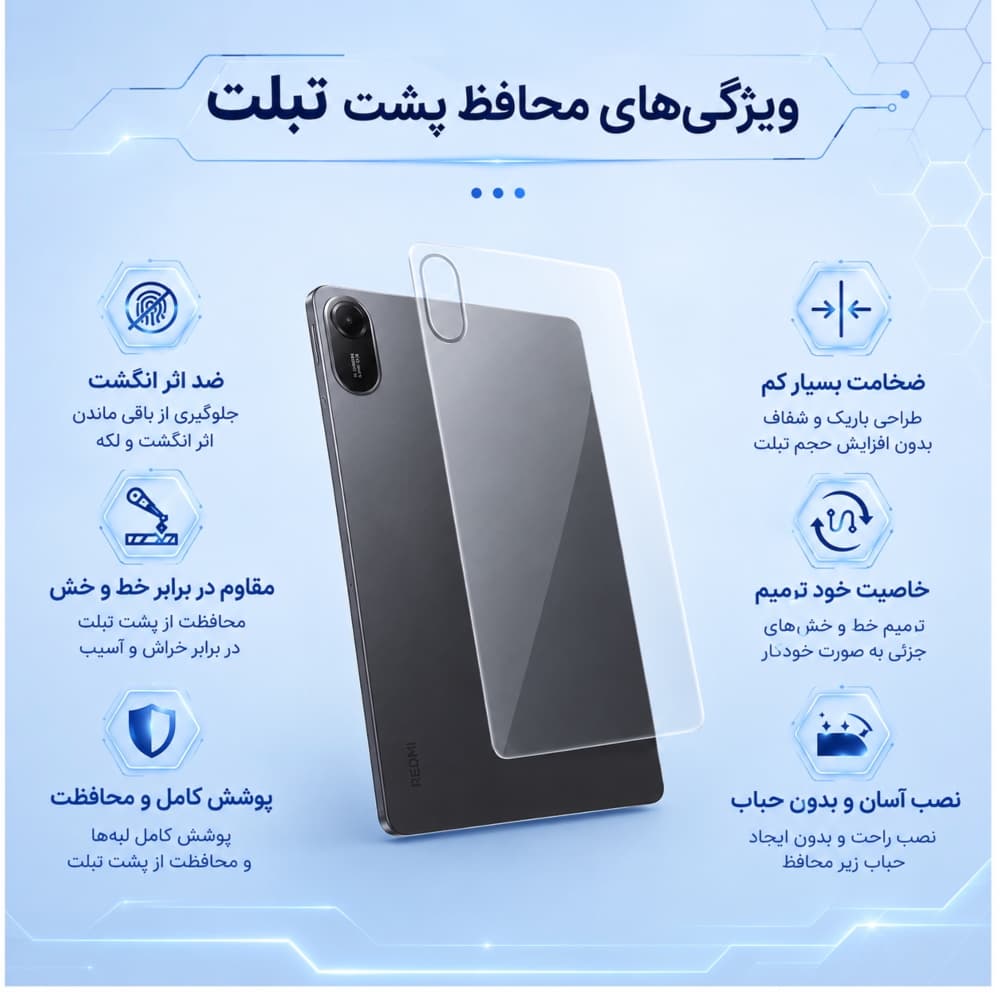 محافظ پشت تبلت Xiaomi Pad 8Pro — تصویر ۳