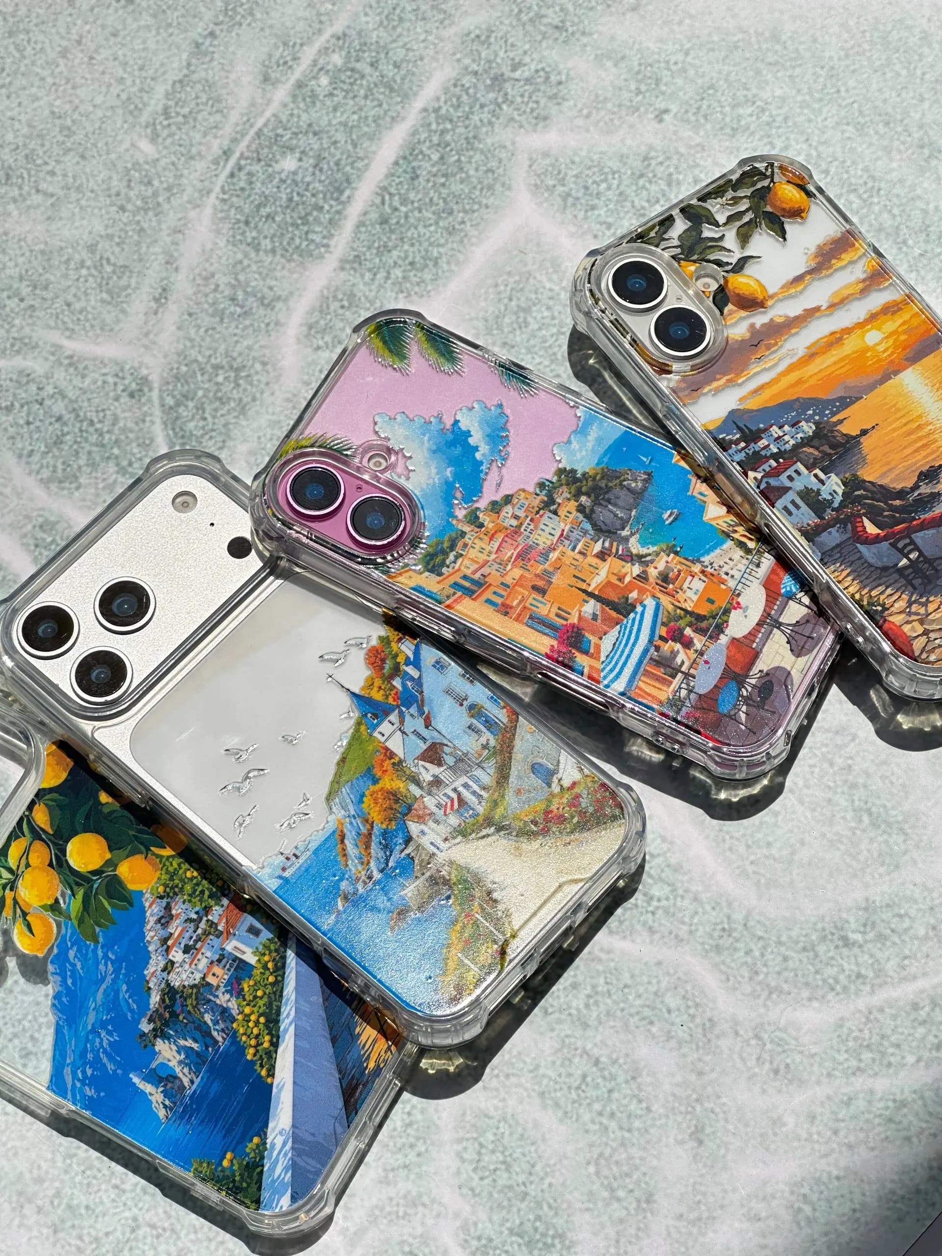 قاب گوشی آیفون و اندروید شفاف CS Summer City Collection — تصویر ۲