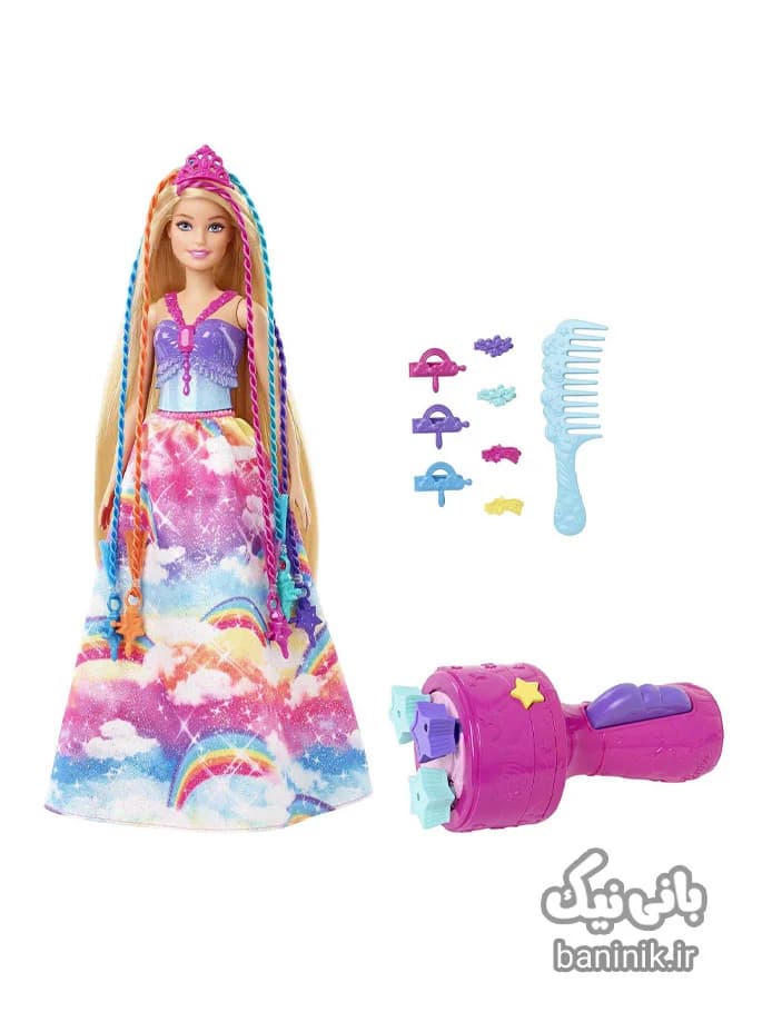 عروسک باربی مو پیچشی دریم توپیا Barbie — تصویر ۲