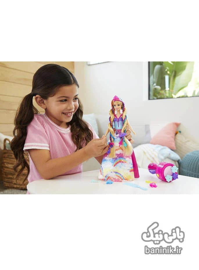 عروسک باربی مو پیچشی دریم توپیا Barbie — تصویر ۴