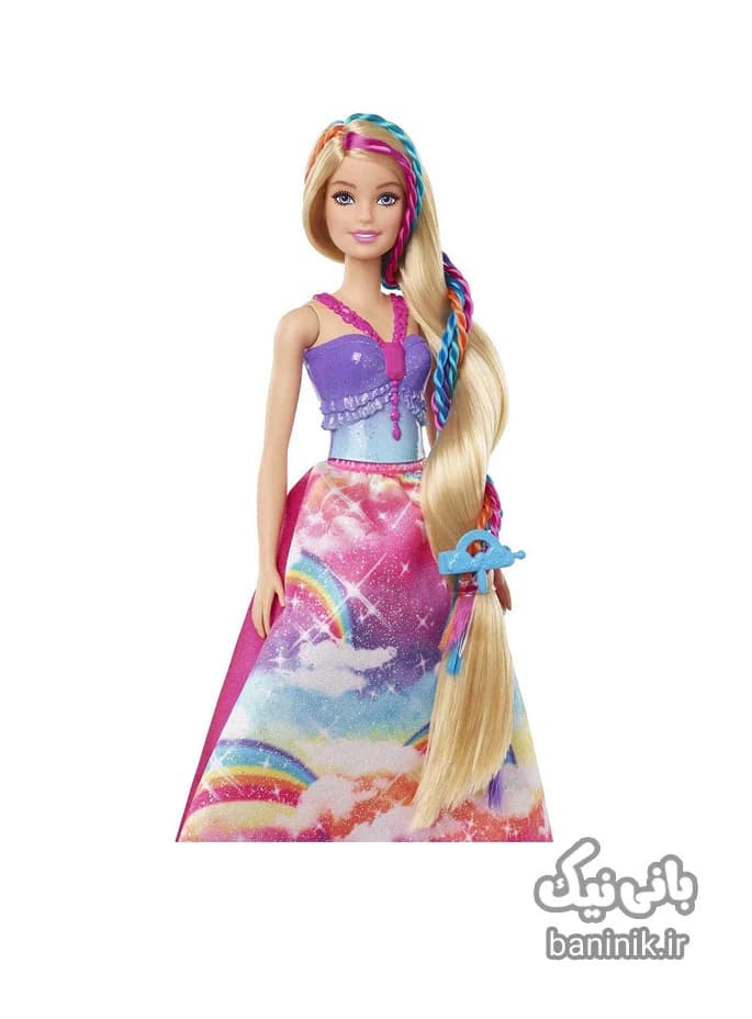 عروسک باربی مو پیچشی دریم توپیا Barbie — تصویر ۵