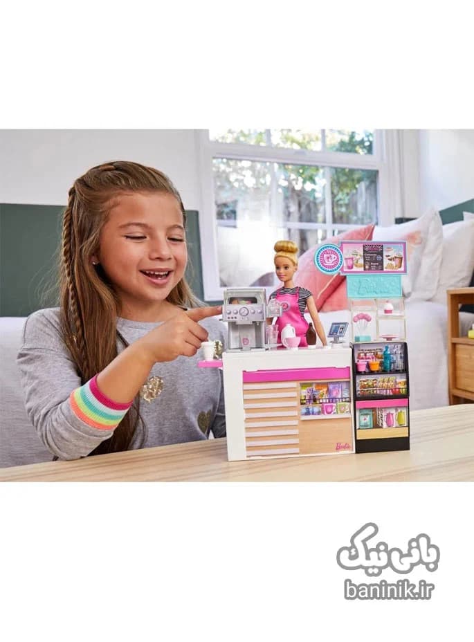 عروسک باربی و ست کافی شاپ Barbie — تصویر ۵