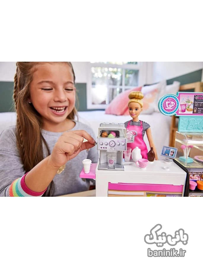 عروسک باربی و ست کافی شاپ Barbie — تصویر ۳