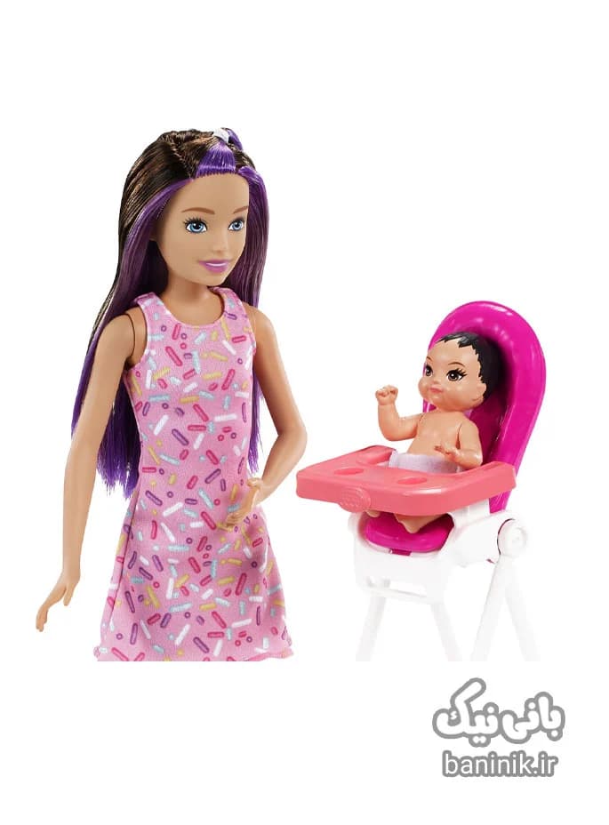 عروسک باربی پرستار بچه Barbie — تصویر ۳