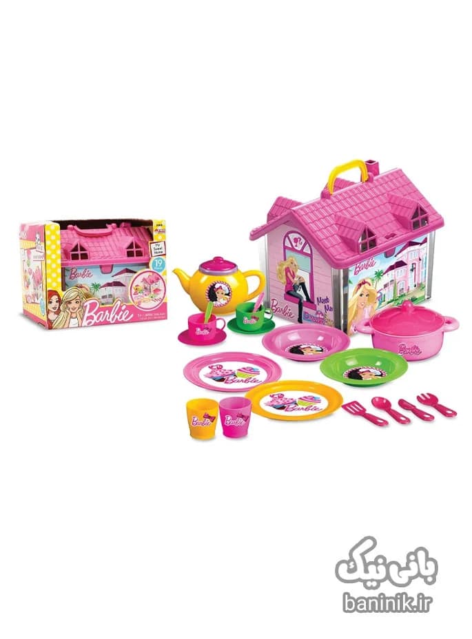 خانه عروسکی باربی با سرویس چای خوری Barbie — تصویر ۳