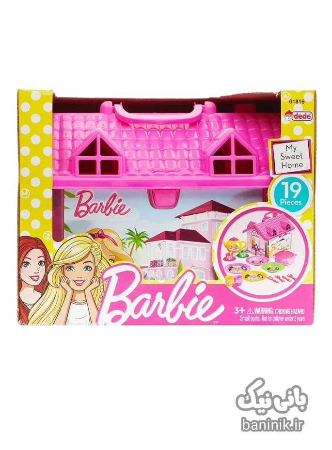 خانه عروسکی باربی با سرویس چای خوری Barbie