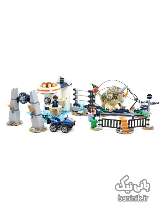 لگو دنیای ژوراسیک مدل خشم دایناسور LEGO 75937 — تصویر ۳