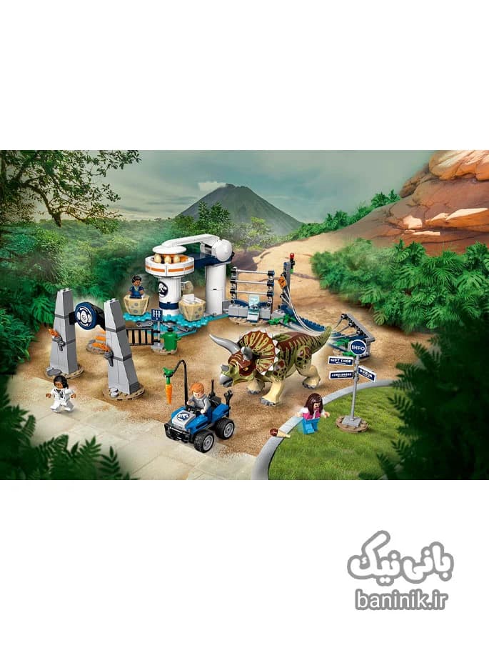 لگو دنیای ژوراسیک مدل خشم دایناسور LEGO 75937 — تصویر ۴