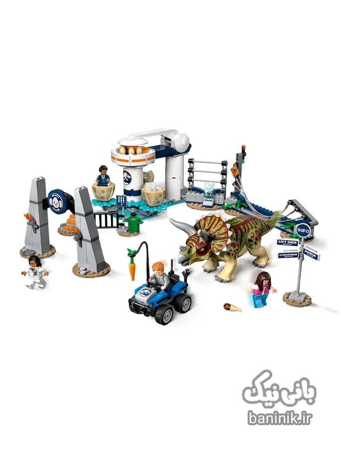 لگو دنیای ژوراسیک مدل خشم دایناسور LEGO 75937 — تصویر ۲