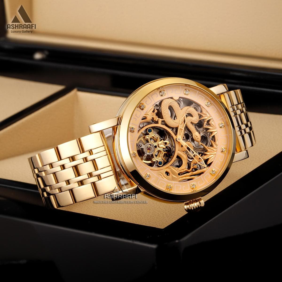 ساعت پتک فیلیپ طلایی Patek Philippe 2022G — تصویر ۳