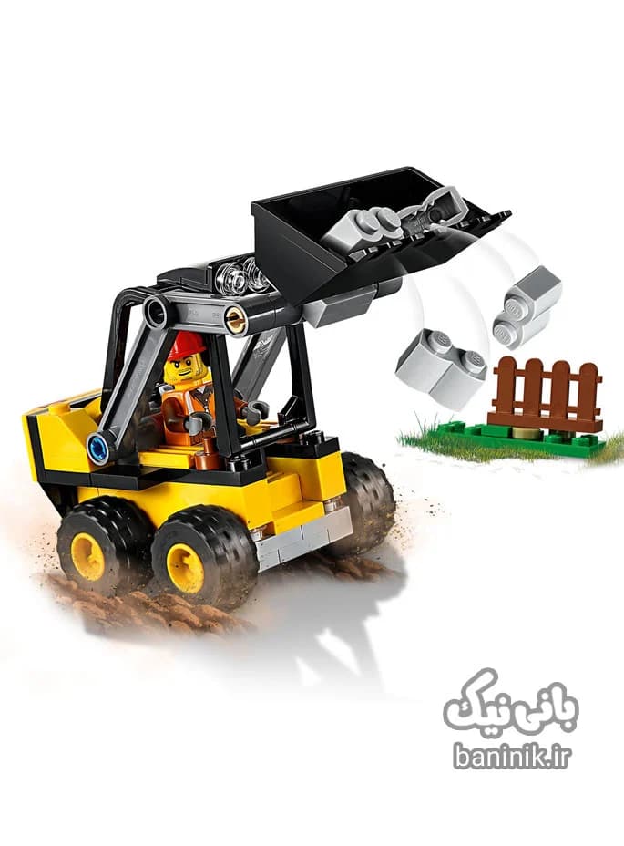 لگو سیتی مدل لودر ساختمانی LEGO City 60219 — تصویر ۳