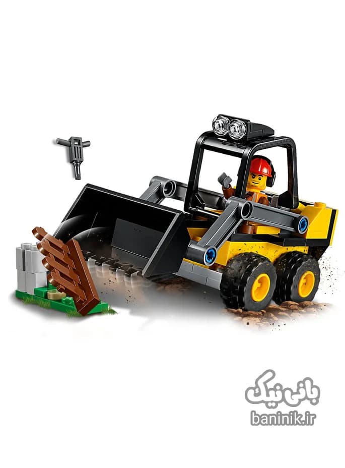 لگو سیتی مدل لودر ساختمانی LEGO City 60219 — تصویر ۲
