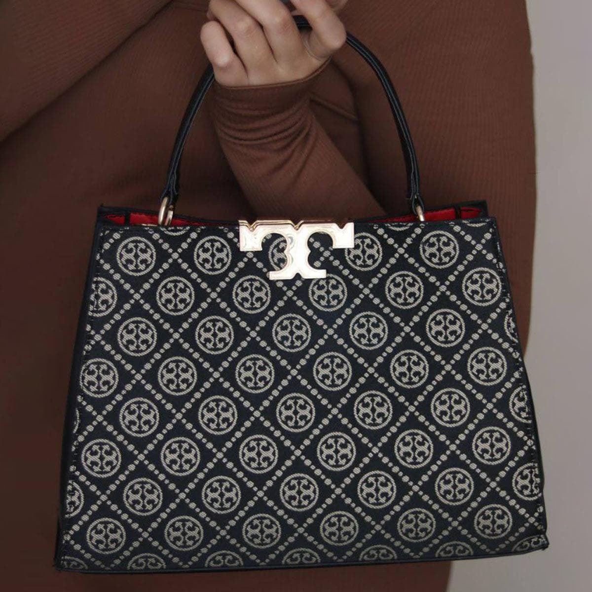 کیف طرح دار توری برچ Tory Burch Bag A01 — تصویر ۳