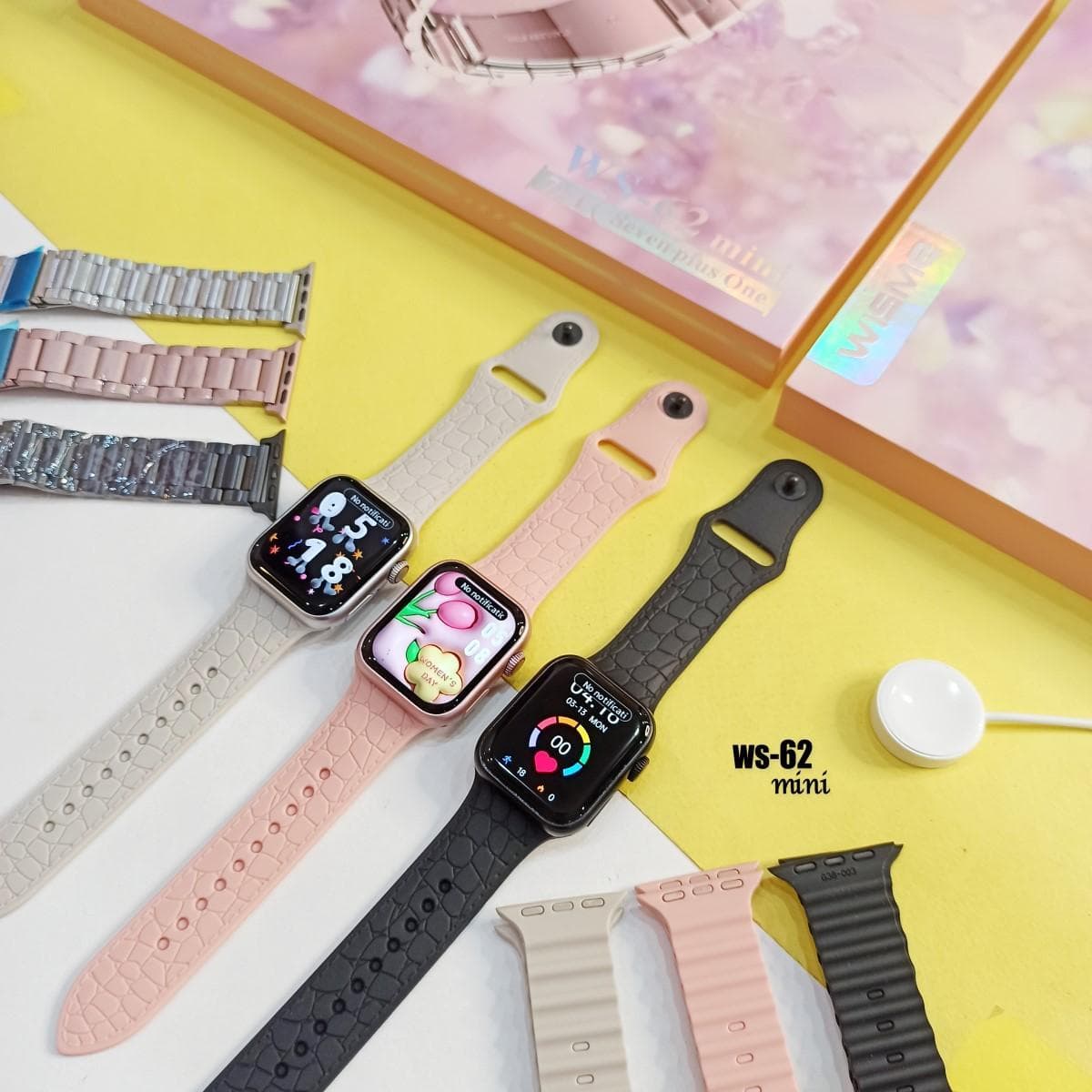 ساعت هوشمند طرح اپل مدل WS-62 mini — تصویر ۶