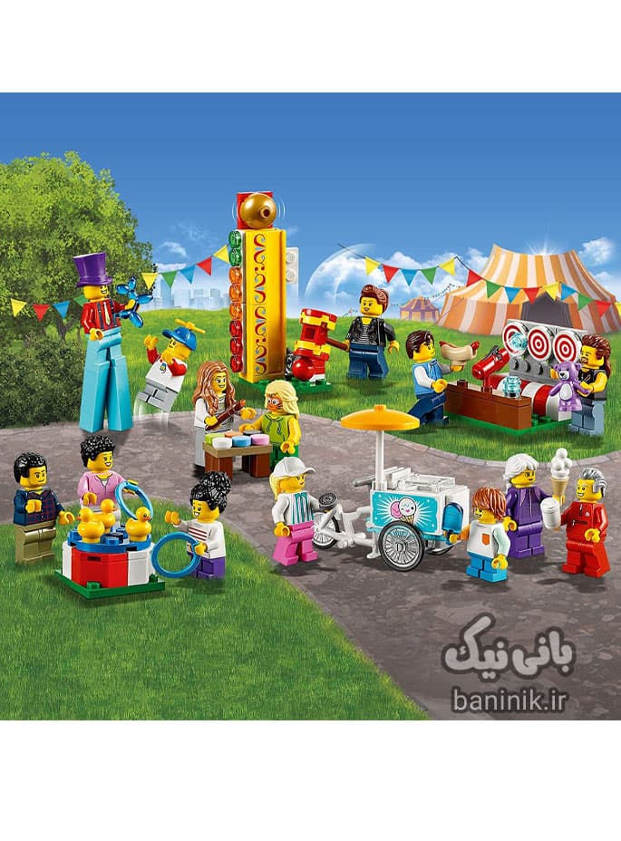 لگو سیتی مدل مردم در شهربازی LEGO City 60234 — تصویر ۳