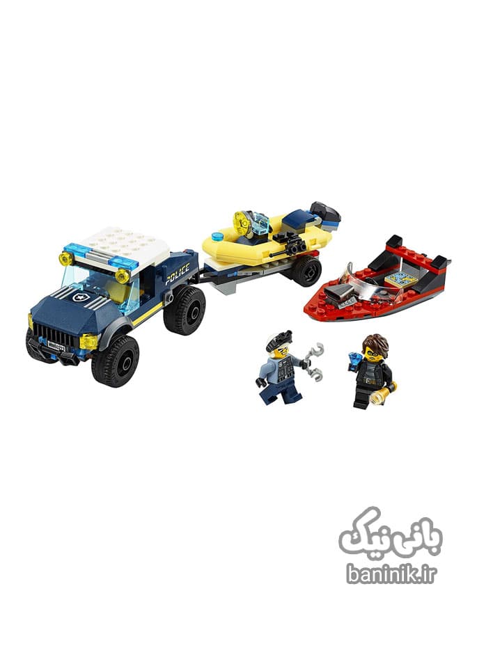 لگو سیتی مدل حمل و نقل قایق پلیس LEGO 60272 — تصویر ۶