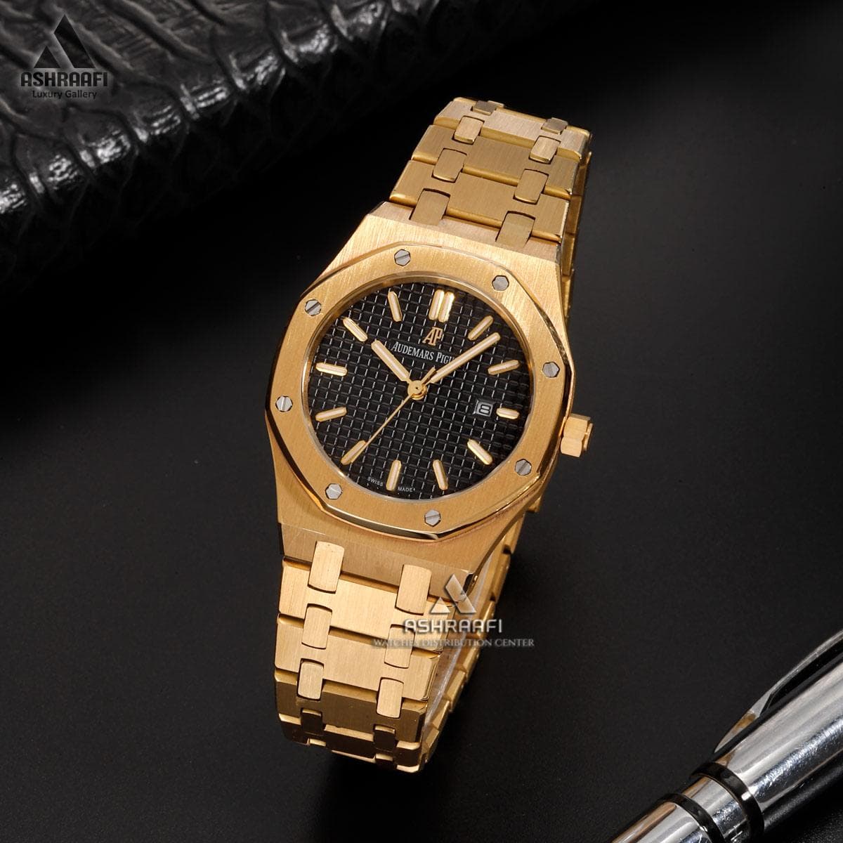 ساعت زنانه‌ای پی طلایی Audemars Piguet Royal Oak GK58 — تصویر ۲