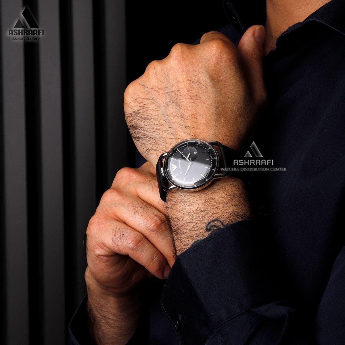 ساعت امپریو آرمانی مشکی Emporio Armani AR11336 — تصویر ۴