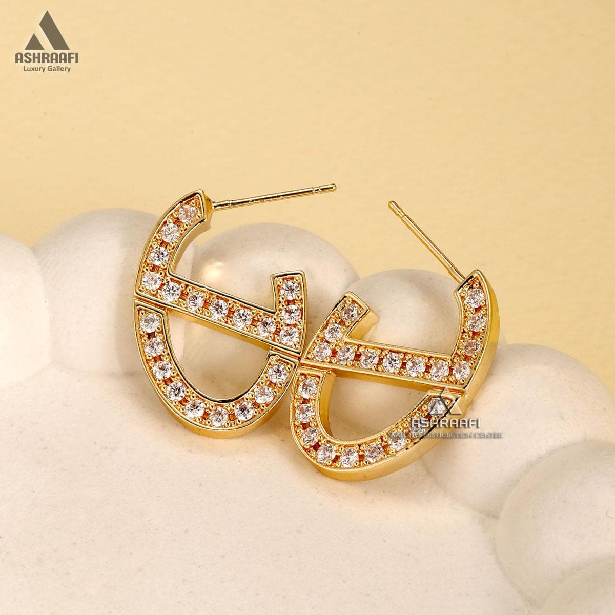 گوشواره طلایی Women Earrings DG01 — تصویر ۲