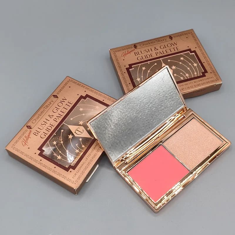 پالت رژگونه و هایلایتر دو رنگ شارلوت تیلبری Charlotte Tilbury — تصویر ۳