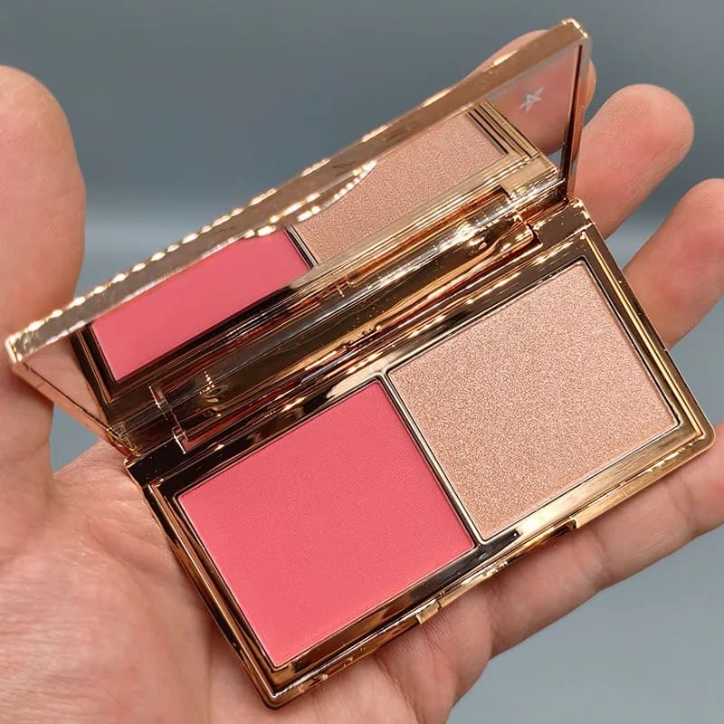 پالت رژگونه و هایلایتر دو رنگ شارلوت تیلبری Charlotte Tilbury — تصویر ۲
