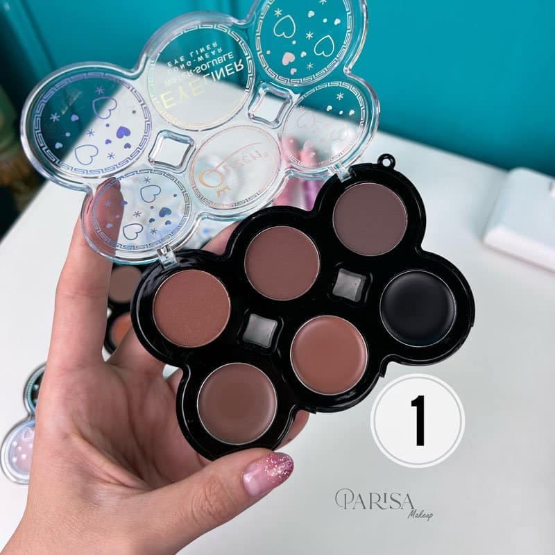 پالت سایه ابرو و خط چشم Mini Queen — تصویر ۲