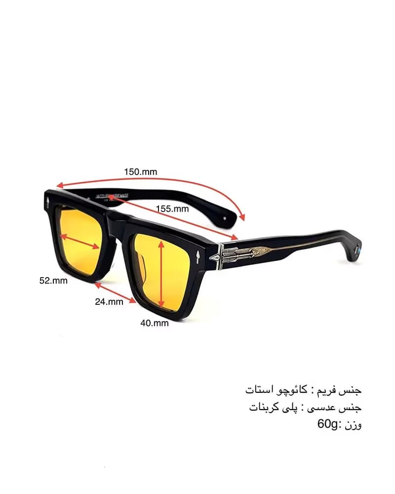 عینک آفتابی اسپرت ژاک ماری مدل JACQUESMARIE MAGE LARAMIE — تصویر ۶