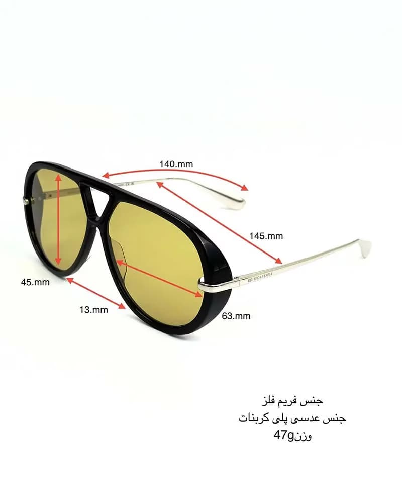 عینک آفتابی اسپرت بوتگاونتا مدل Bottega Veneta BV1274S — تصویر ۷