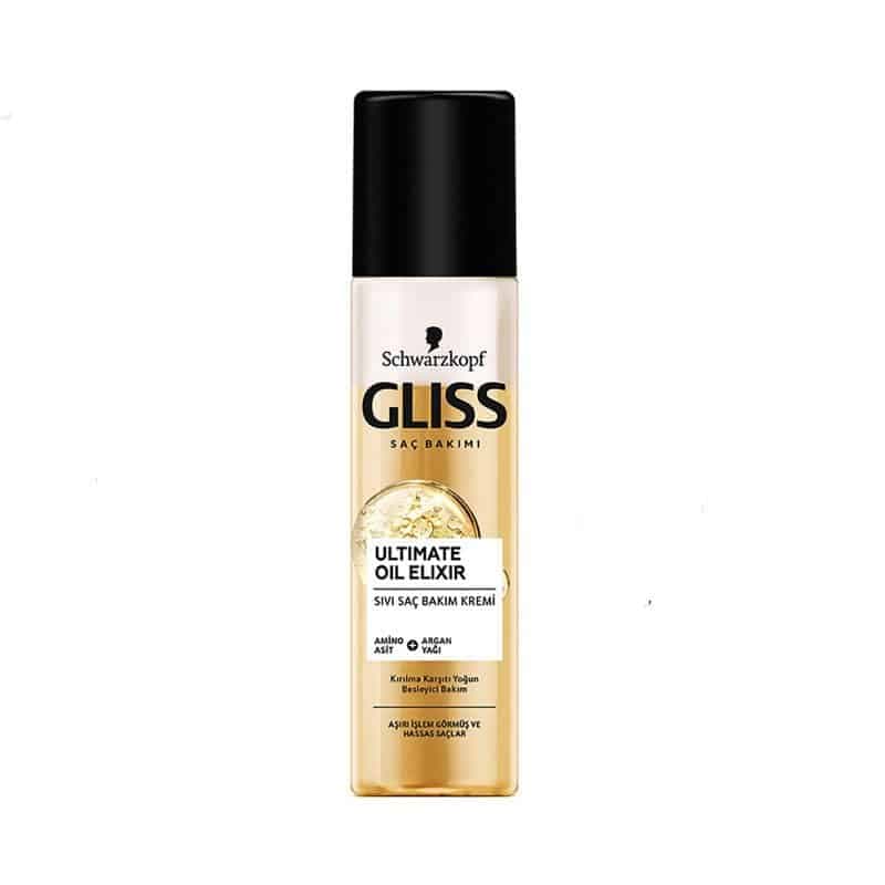 اسپری نرم کننده مو گلیس مدل Ultimate Oil Elixir(200 میل)