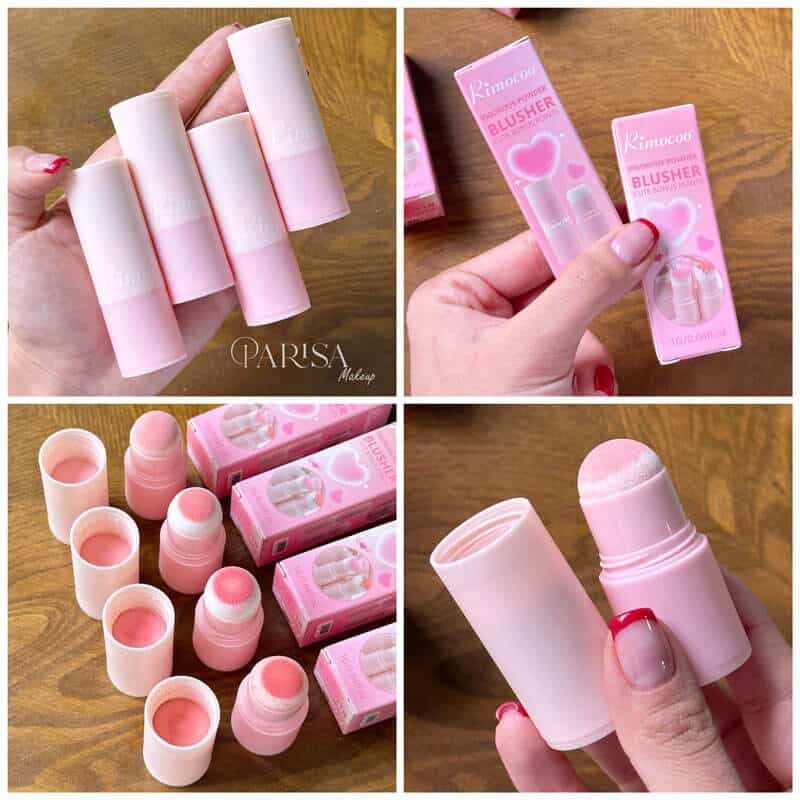 رژگونه پودری Kimocoo کد R1249 — تصویر ۳