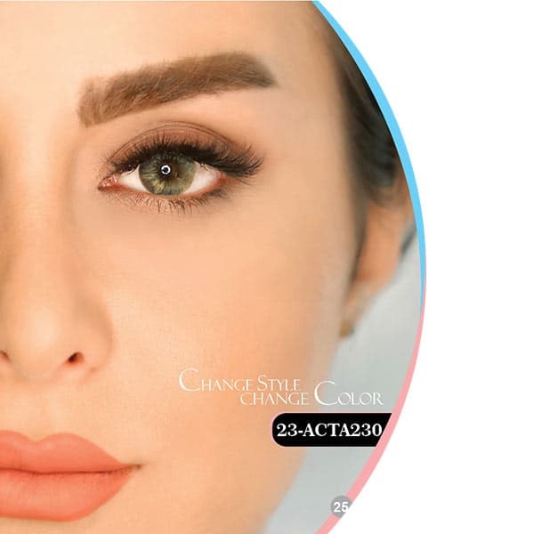 لنز چشم فصلی هرا رنگ طوسی سبز متوسط شماره ACTA230