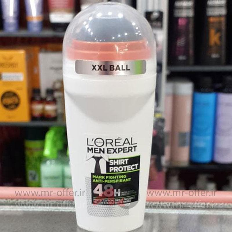 رول دئودورانت ضد عرق Shirt Protect مردانه LOreal لورال 50 میل — تصویر ۴