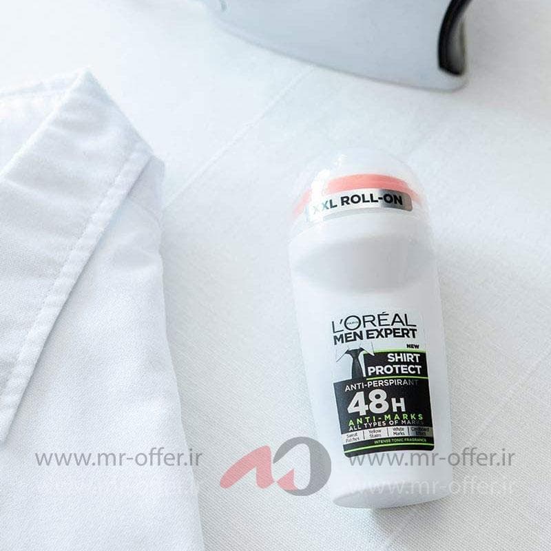 رول دئودورانت ضد عرق Shirt Protect مردانه LOreal لورال 50 میل — تصویر ۳
