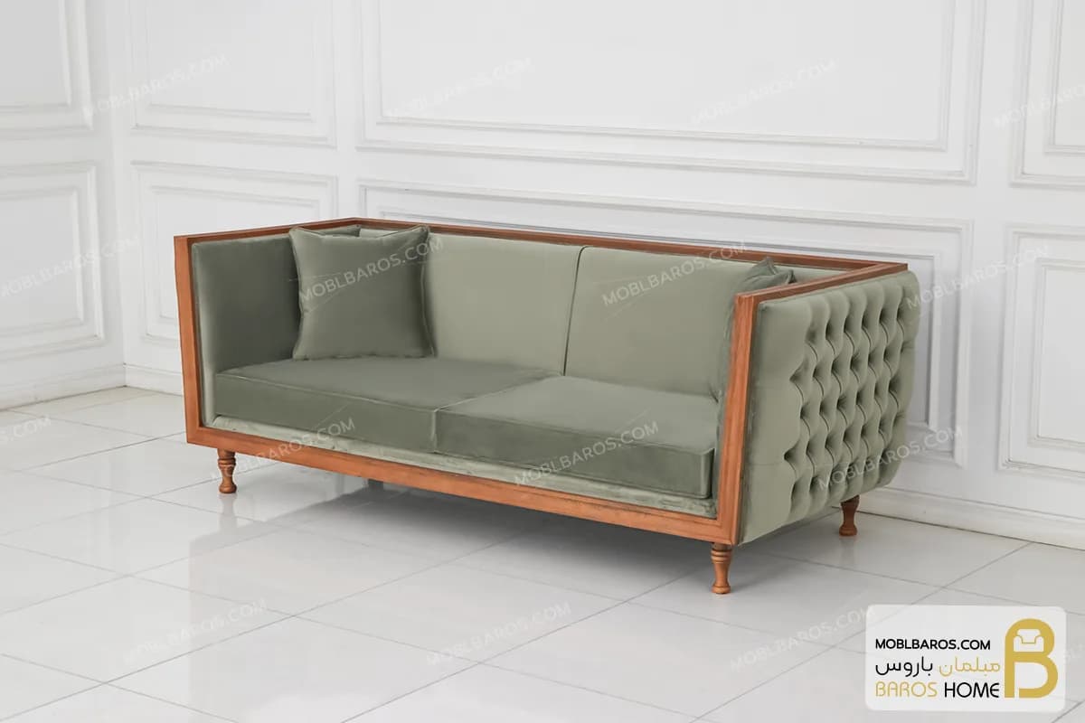 کاناپه چستر راحتی کلاسیک و مدرن چوبی مدل دایان