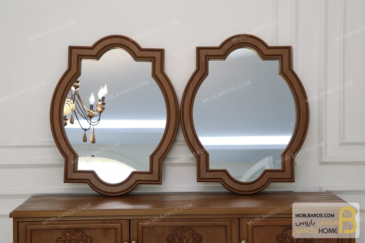 میز کنسول منبتی و چوبی کلاسیک مدل پاتریس — تصویر ۴