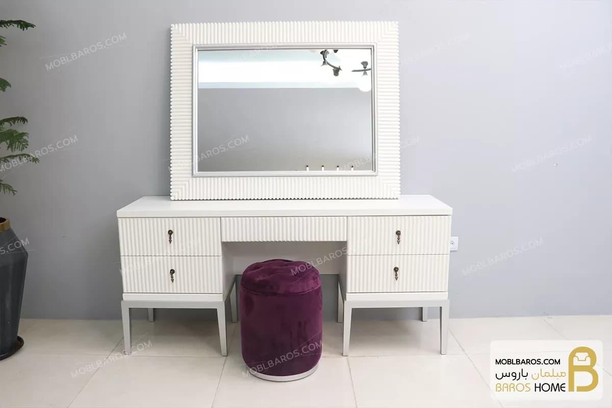سرویس خواب دو نفره چوبی مدرن مدل لیدا — تصویر ۸